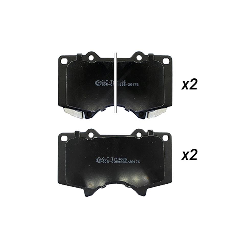 04465-35290, Jeu de plaquettes de frein avant