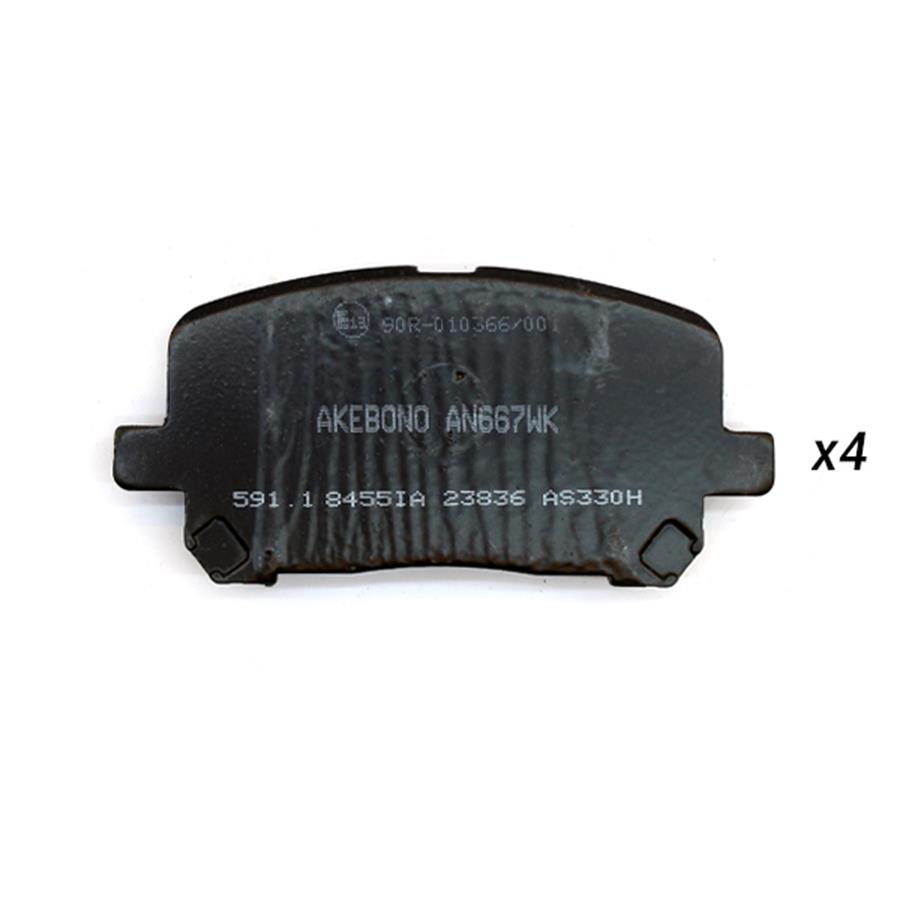 V9118A088, Jeu de plaquettes de frein avant