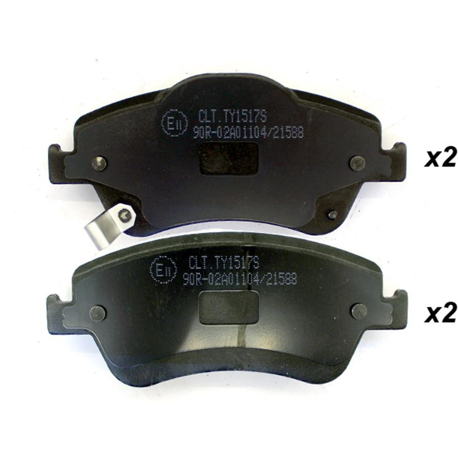 04465-02370, Jeu de plaquettes de frein avant