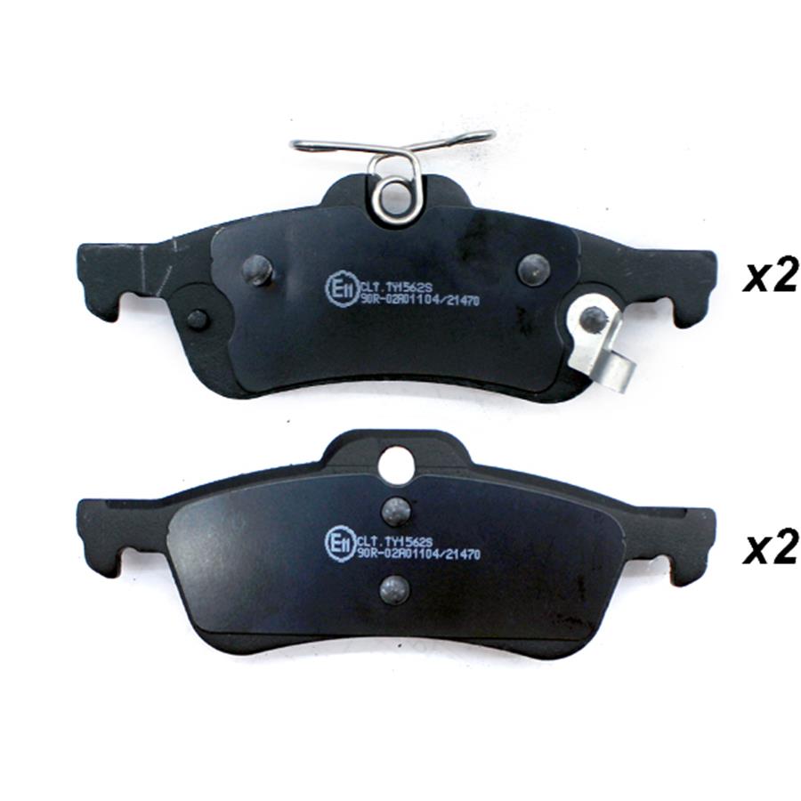 04466-0D010, Jeu de plaquettes de frein arrière