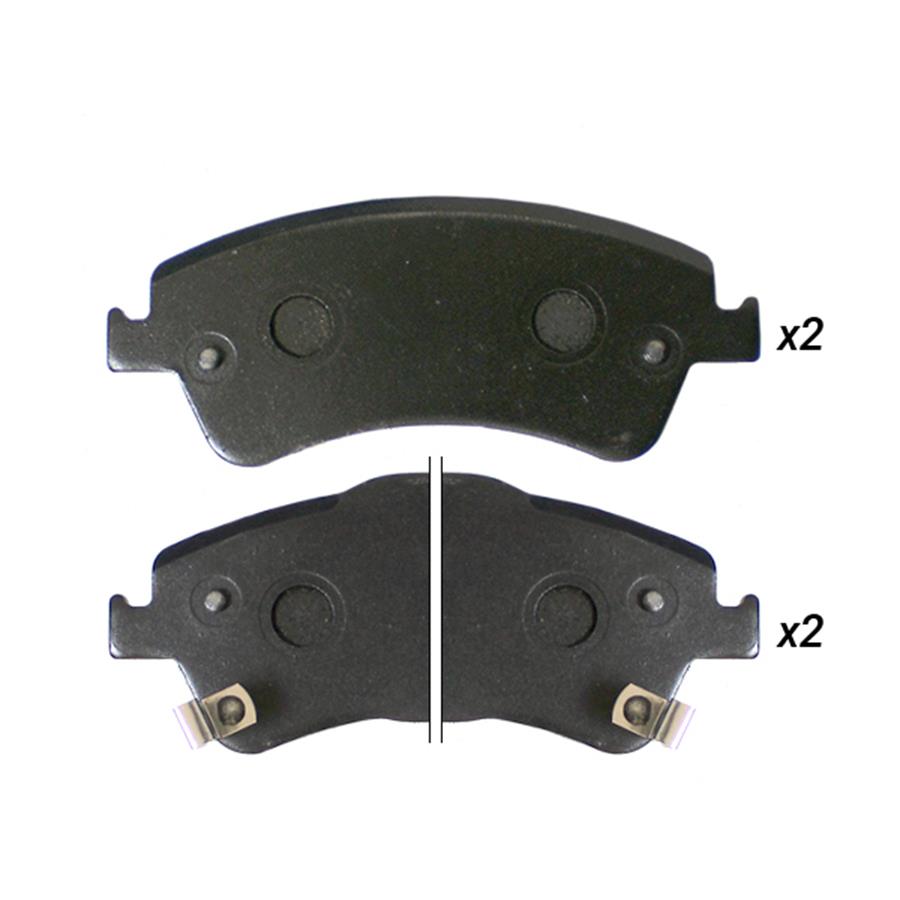 04465-02190, Jeu de plaquettes de frein avant