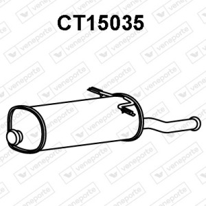 Silencieux arrière|VENEPORTE 173025-