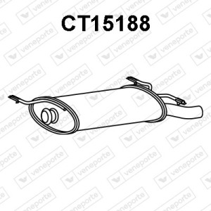 Silencieux arrière|VENEPORTE 1726S8-