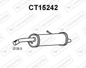 Silencieux arrière|VENEPORTE 1726NT-