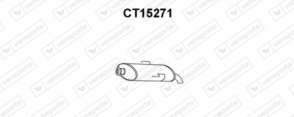 Silencieux arrière|VENEPORTE 1726JL-1726JN-1726JS-1726JT-1726LA