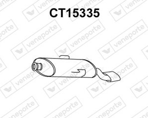 Silencieux arrière|VENEPORTE 1726JV-1726LG-