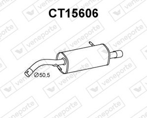 Silencieux arrière|VENEPORTE 1726XS-