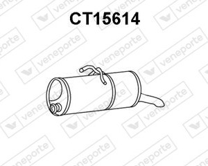 Silencieux arrière|VENEPORTE 1726KG-1726QV-1726VF-1726VG-1726YC