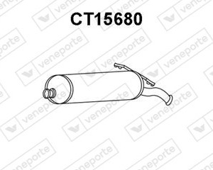Silencieux arrière|VENEPORTE 1726XH-