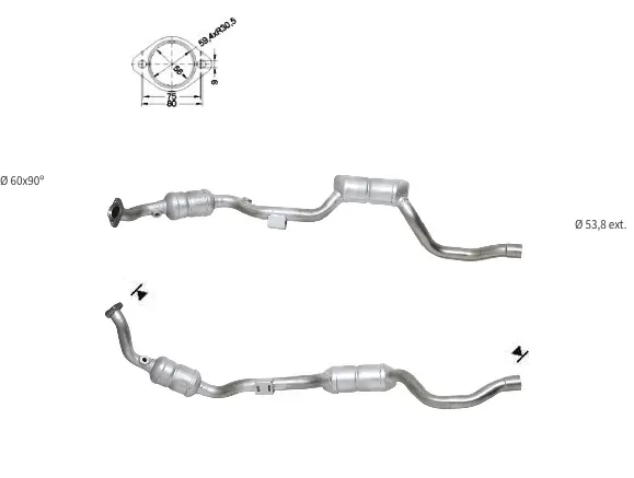 Catalyseur MERCEDES W163