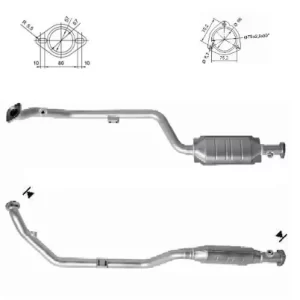 CATALYSEUR MERCEDES SLK