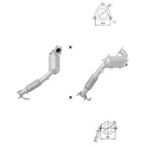 CATALYSEUR MITSUBISHI ASX 1.8TD