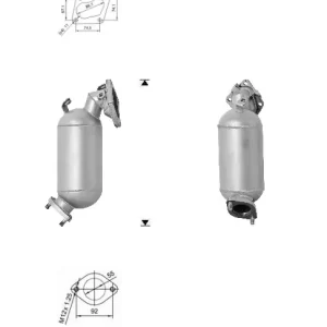 CATALYSEUR MITSUBISHI L200 2.5TD