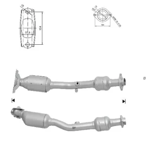 CATALYSEUR NISSAN NOTE 1.6i 16V