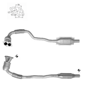 CATALYSEUR OPEL ZAFIRA 1.6i