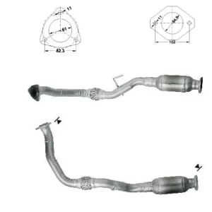 CATALYSEUR OPEL DEVANTRA 2.2TD