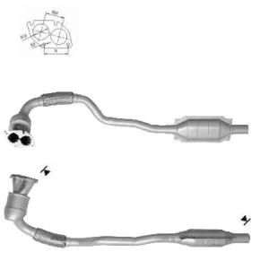 CATALYSEUR OPEL ASTRA 1.8i 16V