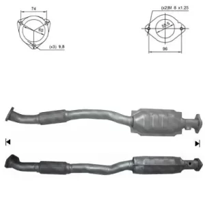 CATALYSEUR OPEL ASTRA 2.0i Turbo