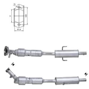 CATALYSEUR MAZDA 6 2.3i