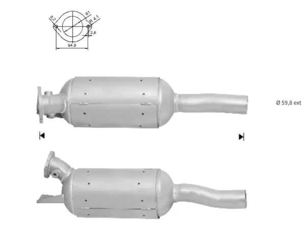 Filtre a particules RENAULT ESPACE 2.0TD