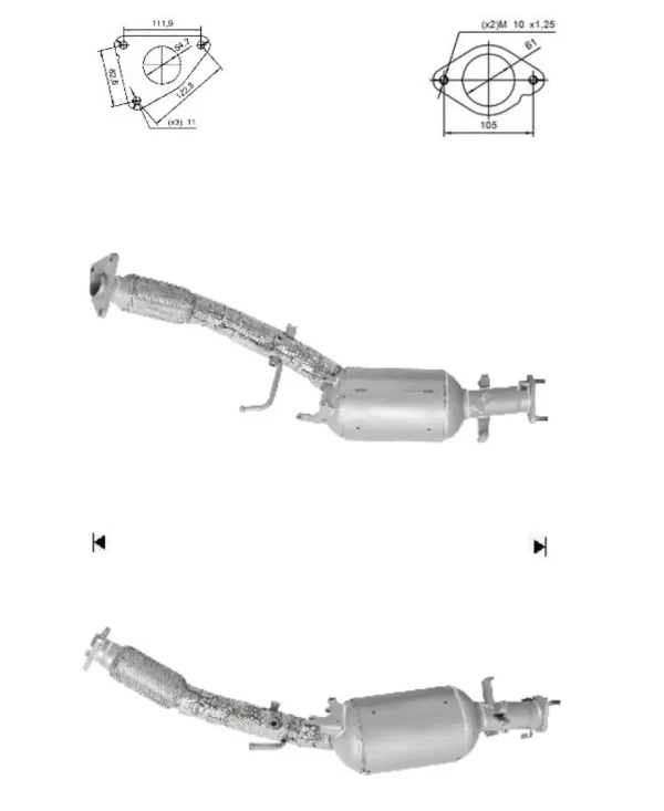 DPF NISSAN QASHQAI, RENAULT KOLEOS