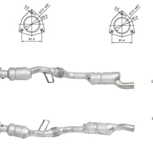 CATALYSEUR AUDI A4 3.0i lado DROIT+GAUCHE