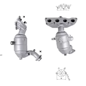 CATALYSEUR MAZDA 2 1.3i 16V