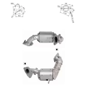 CATALYSEUR NISSAN JUKE 1.6i 16V