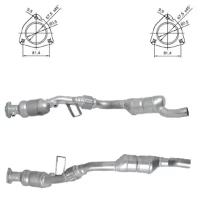 CATALYSEUR AUDI A4 2.4i GAUCHE+DROIT