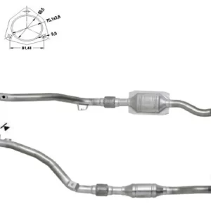 CATALYSEUR AUDI A6 GAUCHE