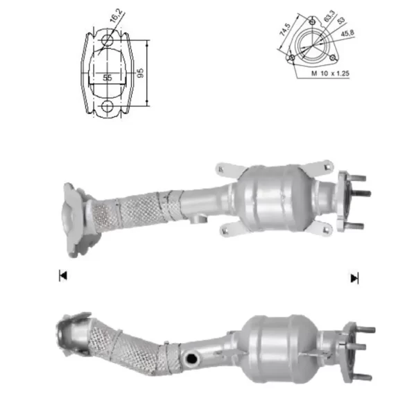 CATALYSEUR HONDA HR-V 1.5