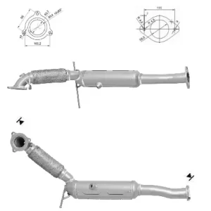 CATALYSEUR VOLVO V70 2.4i