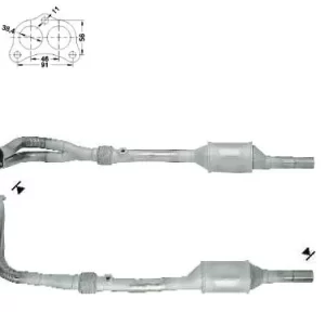 CATALYSEUR VW POLO 1.6i