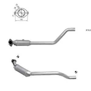 CATALYSEUR JAGUAR S-TYPE GAUCHE