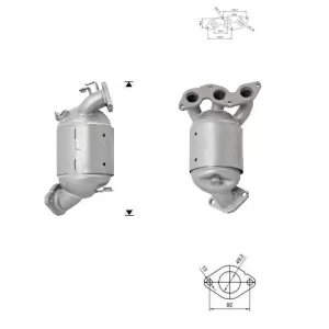 CATALYSEUR KIA PICANTO 1.0i 12V