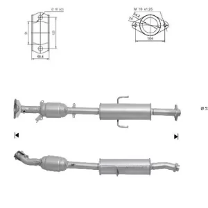 CATALYSEUR MAZDA 6 2.0i 16V MZR