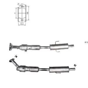CATALYSEUR MAZDA 6 2.0i
