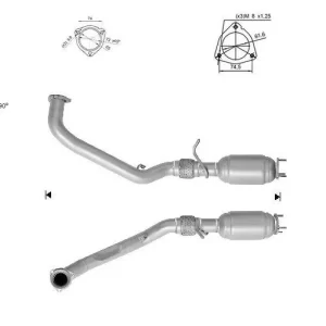 CATALYSEUR MERCEDES A200 2.0i 16V