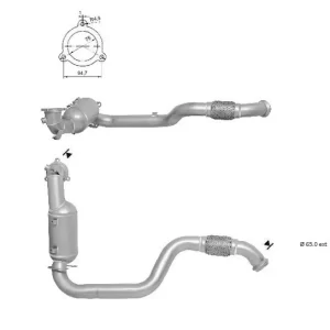 CATALYSEUR MERCEDES W117, W156, W176, W246