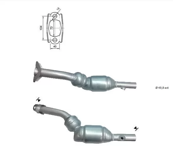 CATALYSEUR RENAULT MEGANE 1.6i