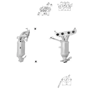 CATALYSEUR SUBARU TREZIA 1.3i