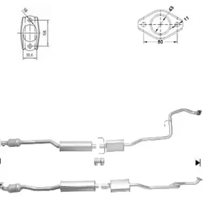 CATALYSEUR TOYOTA YARIS 1.3i VVTi 16V