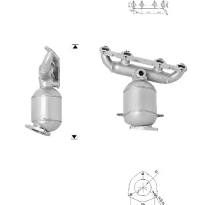 CATALYSEUR VW GOLF V 2.0D SDi