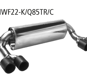 Silencieux arrière pour BMW BMWF22-K/Q85TR/C