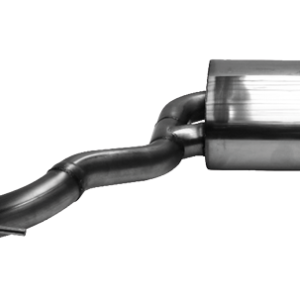 Silencieux arrière avec double sortie d&rsquo;échappement 2 x Ø 90 mm RH (en look RACE) avec trappe d&rsquo;échappement