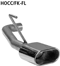 Tuyau de sortie simple Honda HOCC/FK-RFL