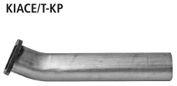 Tube de remplacement pour le deuxième catalyseur pour Kia KIACE/T-KP