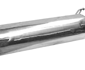 Silencieux arrière transversal avec 2 sorties d&rsquo;échappement simples Ø 100 mm (en version adaptée à Audi TT)