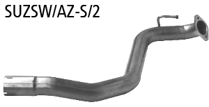 Tuyau de raccordement arrière Suzuki SUZSW/AZ-S/2
