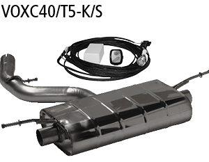 Silencieux arrière pour commande de trappe